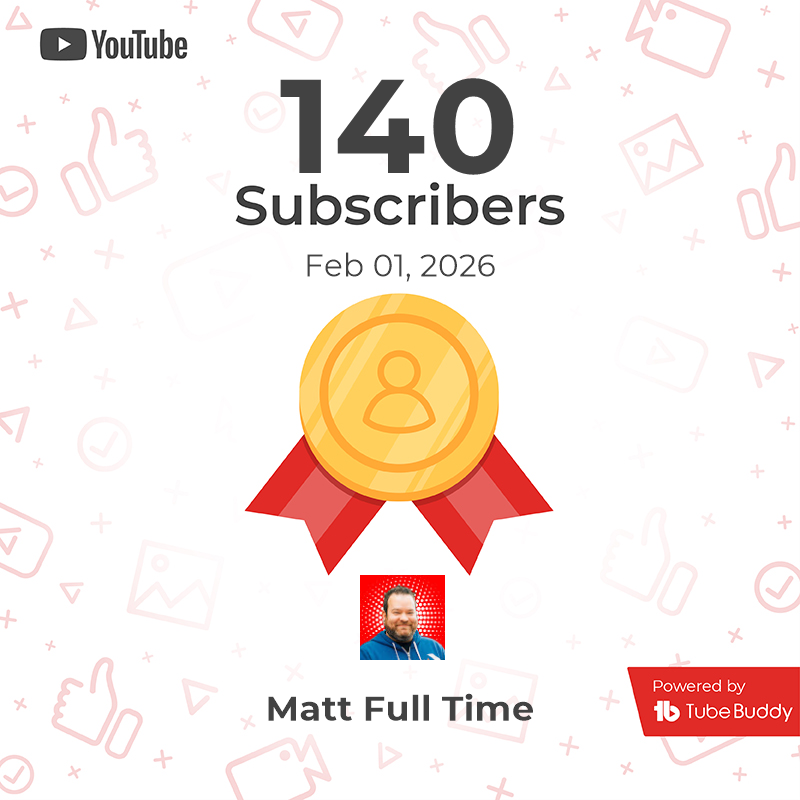 140 subscribers milestone
