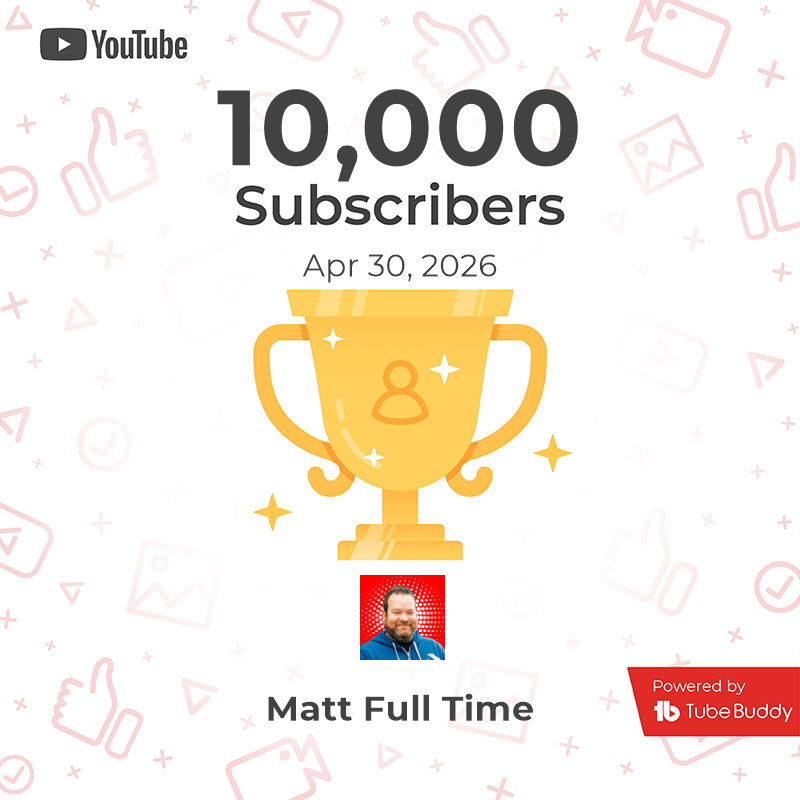 10,000 subscribers milestone